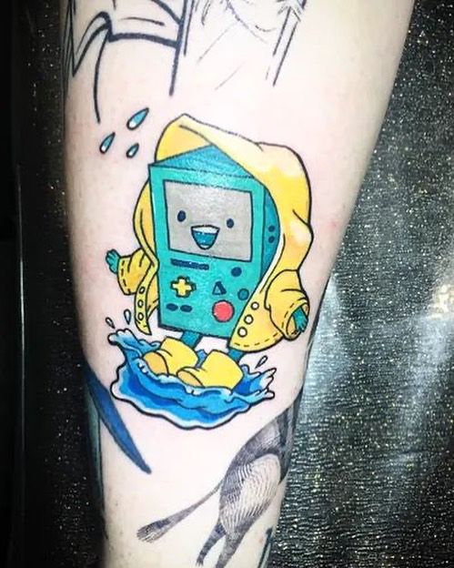 BMO Adventure Time Dövme
