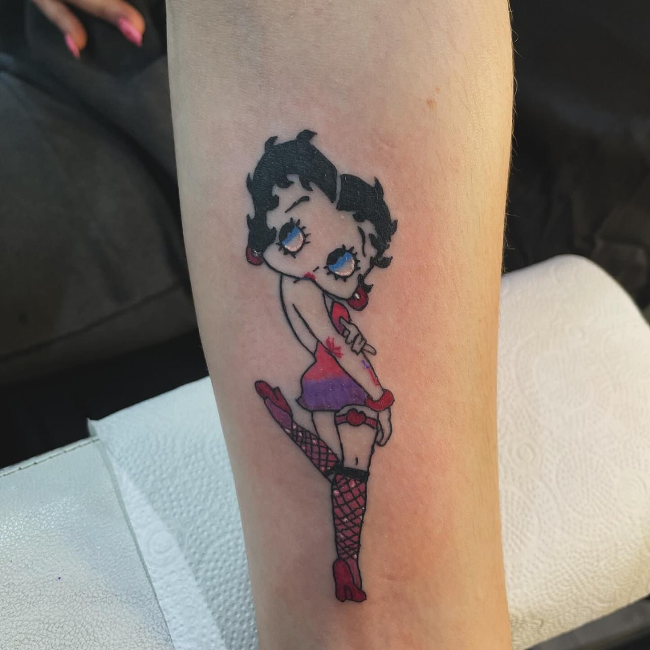 Betty Boop Dövme